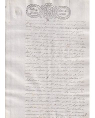 1830-PS-94 ESPAÑA SPAIN REVENUE SEALLED PAPER PAPEL SELLADO 1830 SELLO 4to.