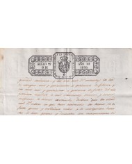 1838-PS-23 ESPAÑA SPAIN REVENUE SEALLED PAPER PAPEL SELLADO 1838 SELLO 2do.