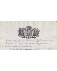 1840-PS-92 ESPAÑA SPAIN REVENUE SEALLED PAPER PAPEL SELLADO 1840 SELLO ILUSTRES.