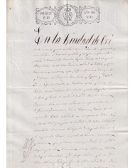 1841-PS-6 ESPAÑA SPAIN REVENUE SEALLED PAPER PAPEL SELLADO 1841 SELLO 4to.