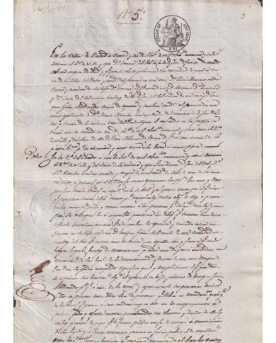 1846-PS-93 ESPAÑA SPAIN REVENUE SEALLED PAPER PAPEL SELLADO 1846 SELLO 2to.