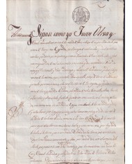 1848-PS-97 ESPAÑA SPAIN REVENUE SEALLED PAPER PAPEL SELLADO 1848 SELLO 2to.