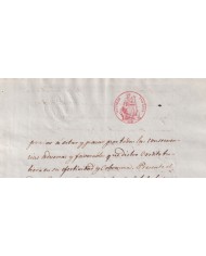 1854-PS-94 ESPAÑA SPAIN REVENUE SEALLED PAPER PAPEL SELLADO 1854 SELLO ILUSTRES.
