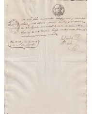 1854-PS-96 ESPAÑA SPAIN REVENUE SEALLED PAPER PAPEL SELLADO 1854 SELLO 4to.