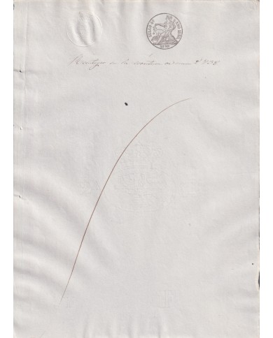 1856-PS-82 ESPAÑA SPAIN REVENUE SEALLED PAPER PAPEL SELLADO 1856 SELLO 4to.