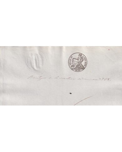1856-PS-83 ESPAÑA SPAIN REVENUE SEALLED PAPER PAPEL SELLADO 1856 SELLO 4to.