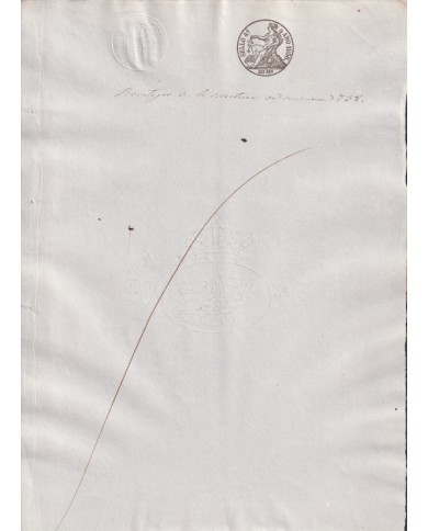 1856-PS-83 ESPAÑA SPAIN REVENUE SEALLED PAPER PAPEL SELLADO 1856 SELLO 4to.