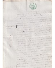 1855-PS-18 ESPAÑA SPAIN REVENUE JUDICIAL SEALLED PAPER PAPEL SELLADO 1855 6rs.