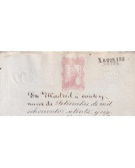 1875-PS-24 ESPAÑA SPAIN REVENUE SEALLED PAPER PAPEL SELLADO 1875 SELLO 4to.