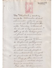 1875-PS-24 ESPAÑA SPAIN REVENUE SEALLED PAPER PAPEL SELLADO 1875 SELLO 4to.