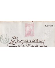 1875-PS-25 ESPAÑA SPAIN REVENUE SEALLED PAPER PAPEL SELLADO 1875 SELLO 4to.