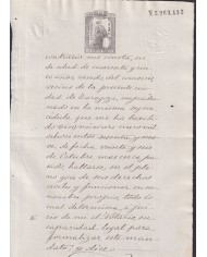 1875-PS-28 ESPAÑA SPAIN REVENUE SEALLED PAPER PAPEL SELLADO 1875 SELLO 11no.