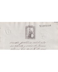 1875-PS-29 ESPAÑA SPAIN REVENUE SEALLED PAPER PAPEL SELLADO 1875 SELLO 11no.