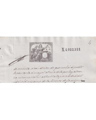 1879-PS-11 ESPAÑA SPAIN REVENUE SEALLED PAPER PAPEL SELLADO 1879 SELLO 11no.
