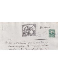 1879-PS-13 ESPAÑA SPAIN REVENUE SEALLED PAPER PAPEL SELLADO 1879 SELLO 11no.