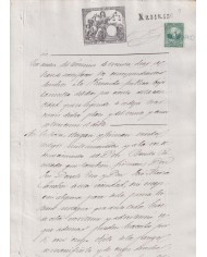 1879-PS-13 ESPAÑA SPAIN REVENUE SEALLED PAPER PAPEL SELLADO 1879 SELLO 11no.