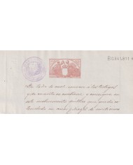 1904-PS-1  ESPAÑA SPAIN REVENUE SEALLED PAPER PAPEL SELLADO 1904 SELLO 11º.
