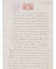 1904-PS-1  ESPAÑA SPAIN REVENUE SEALLED PAPER PAPEL SELLADO 1904 SELLO 11º.