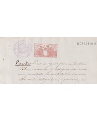 1904-PS-2 ESPAÑA SPAIN REVENUE SEALLED PAPER PAPEL SELLADO 1904 SELLO 11º.