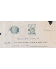 1910-PS-3 ESPAÑA SPAIN REVENUE SEALLED PAPER PAPEL SELLADO 1910 SELLO 5º.