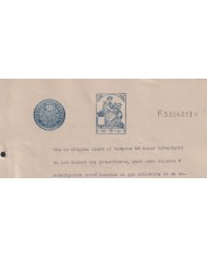 1910-PS-4 ESPAÑA SPAIN REVENUE SEALLED PAPER PAPEL SELLADO 1910 SELLO 8º.