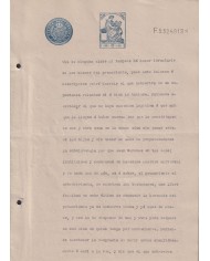1910-PS-4 ESPAÑA SPAIN REVENUE SEALLED PAPER PAPEL SELLADO 1910 SELLO 8º.