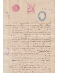 1939-PS-1 ESPAÑA SPAIN REVENUE SEALLED PAPER PAPEL SELLADO 1939 SELLO 7º.