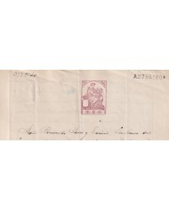 1910-PS-9 ESPAÑA SPAIN REVENUE SEALLED PAPER PAPEL SELLADO 1910 SELLO 10º.