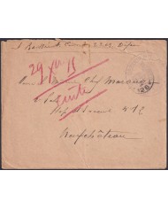 F-EX47684 FRANCE WWI MILITAR MAIL “CONVOIS AUTOMOVILE SECTION SANITARIE 69”.