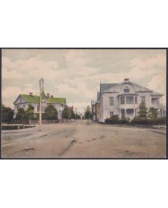 F-EX47715 SWEDEN SVERIGE SUEDE 1913 POSTCARD TO SPAIN. UMEA STREET.