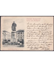 F-EX47737 HUNGARY POSTCARD CIRCA 1909 BUDAPEST.