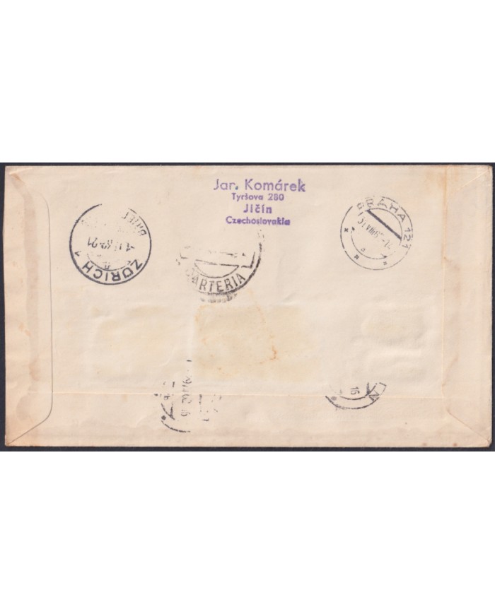 F-EX47750 CZECHOSLOVAKIA 1962 REG FDC INTERNATIONAL PHILATELIC EXPO.