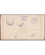 F-EX47750 CZECHOSLOVAKIA 1962 REG FDC INTERNATIONAL PHILATELIC EXPO.