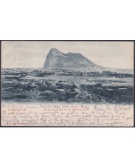 F-EX47769 GIBRALTAR 1906 POSTCARD QUEEN ROCK.