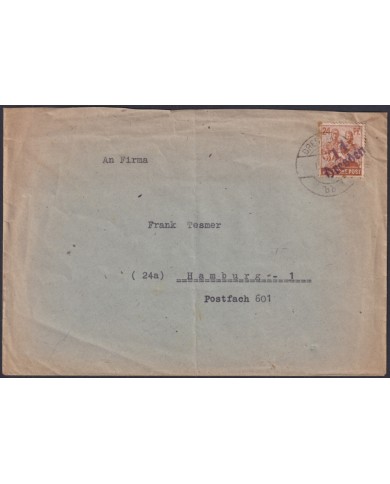 F-EX47781 GERMANY 1948 COVER WITH “14 DRESDEN” OVERPRINT.