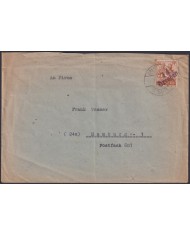 F-EX47781 GERMANY 1948 COVER WITH “14 DRESDEN” OVERPRINT.