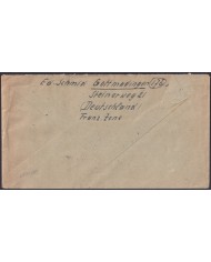 F-EX47783 GERMANY FRECH ZONE 1946 COVER COAST OF ARMS.