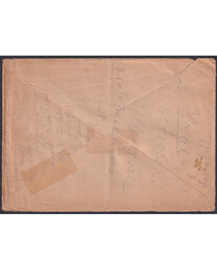 F-EX47797 GERMANY 1931 PIGNEY BOWES MACHINE RED CANCEL BERLIN FILM CINEMA.