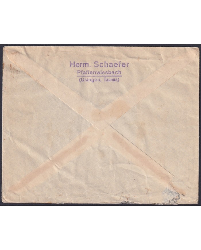 F-EX47860 GERMANY 1930 COLONIAL GOVERNOR & SAAR COVER.