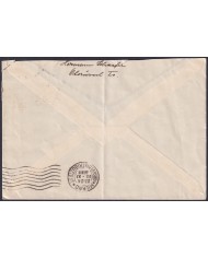 F-EX47861 GERMANY 1938 25c BUILDING TAUNUS COVER TO MAILAND ITALY.