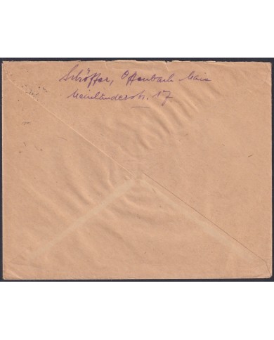 F-EX47865 GERMANY 1935 SOLDIER COVER.