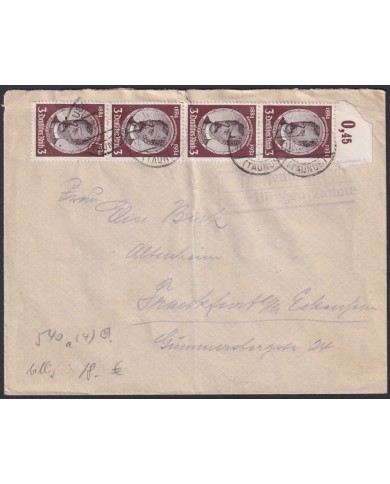 F-EX47867 GERMANY 1934 COLONIAL GOVERNOR COVER.
