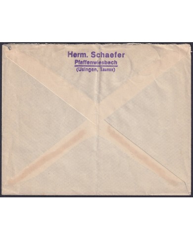 F-EX47867 GERMANY 1934 COLONIAL GOVERNOR COVER.