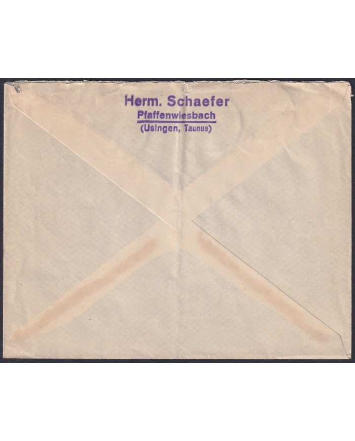 F-EX47867 GERMANY 1934 COLONIAL GOVERNOR COVER.