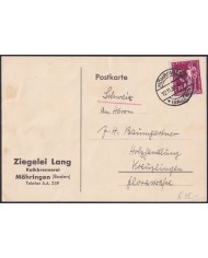 F-EX47871 GERMANY 1935 MOHRINGEN BADEN COVER.