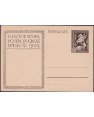 F-EX47876 GERMANY 1942 POSTAL STATIONERY AUSTRIA UPU CONGRESS UNUSED.