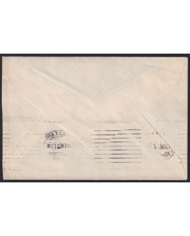 F-EX42780 ESPAÑA SPAIN 1951 USA BATTLESHIP USS NEWPORT NEWS TO BARCELONA.