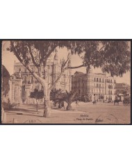 F-EX40939 SPAIN MOROCCO MELILLA POSTCARD 1925 TO SPAIN EXPEDITIONARY POST.