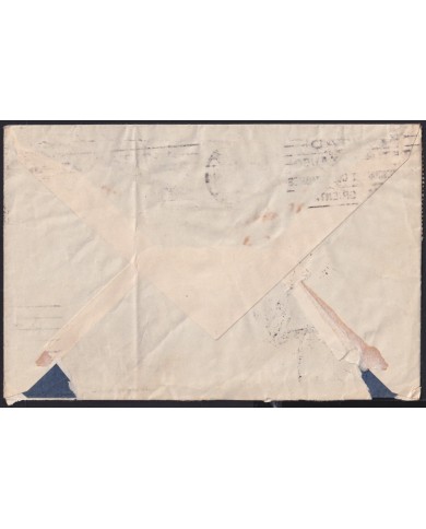 F-EX40946 SPAIN MOROCCO BARRIO MORO 1938 CIVIL WAR CENSORSHIP TETUAN.