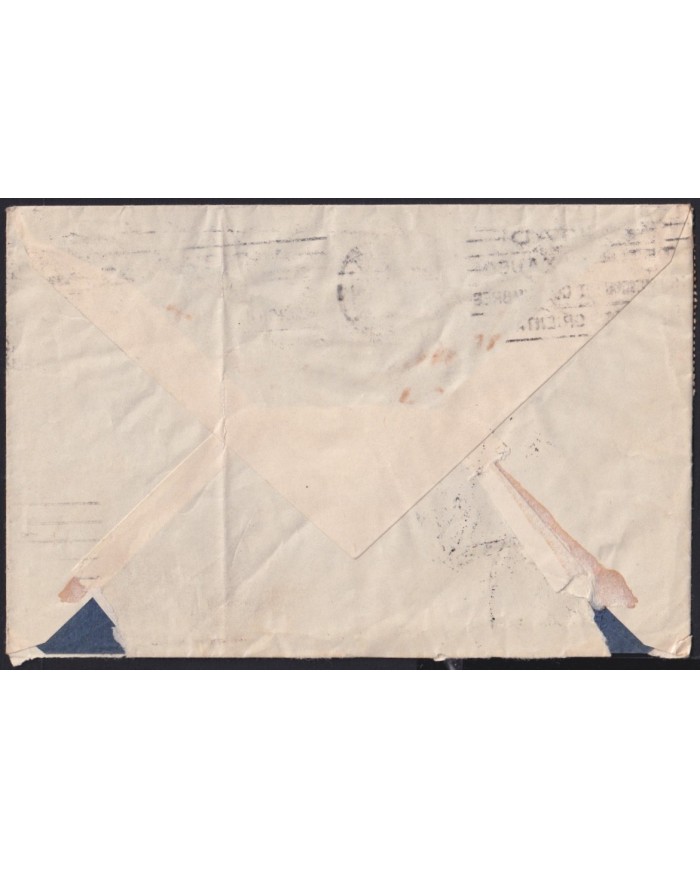 F-EX40946 SPAIN MOROCCO BARRIO MORO 1938 CIVIL WAR CENSORSHIP TETUAN.